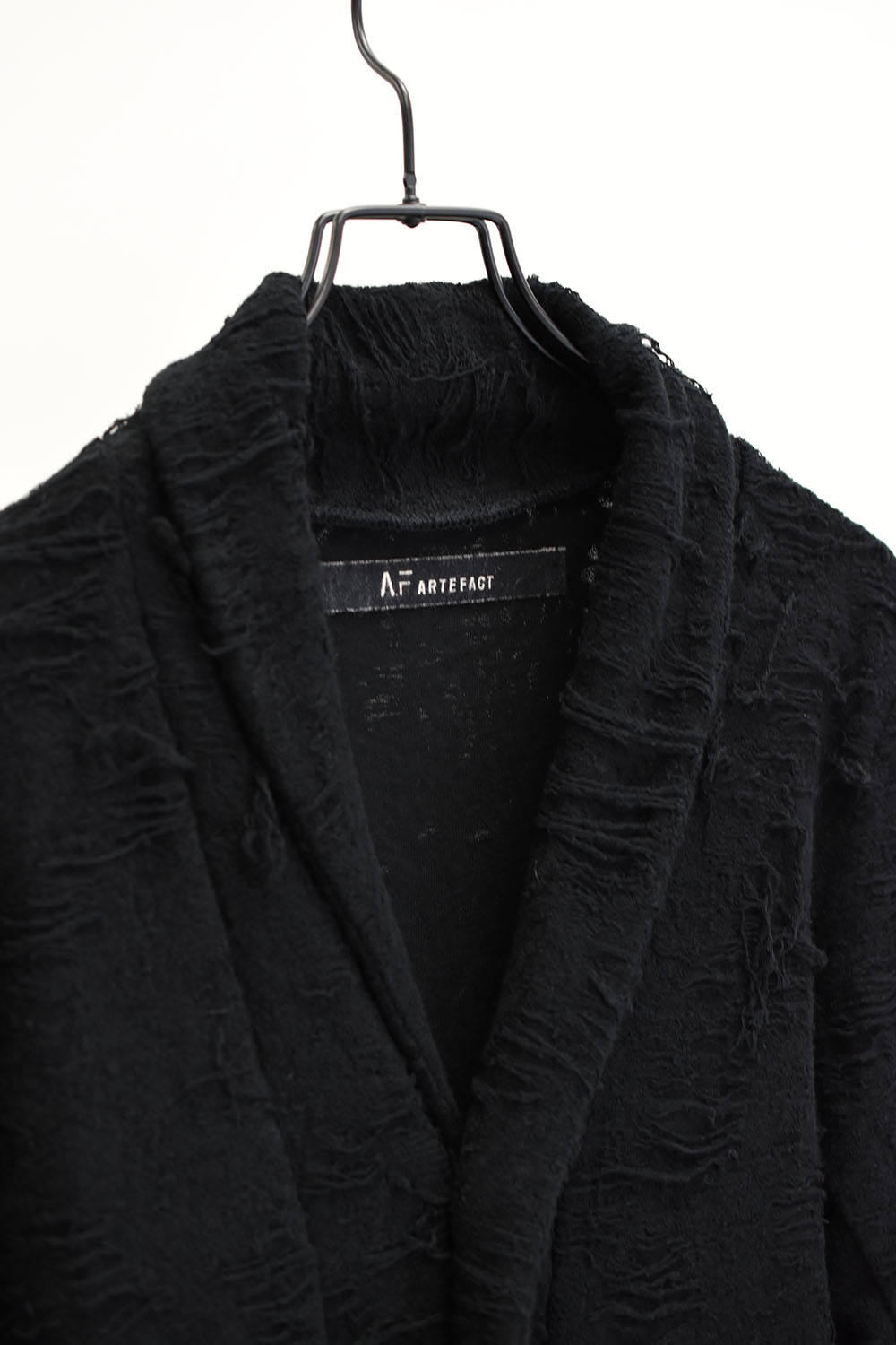 《ラスト1点!!》Damage Shawl Collar Cardigan/ダメージショールカラーカーディガン - 1(S)