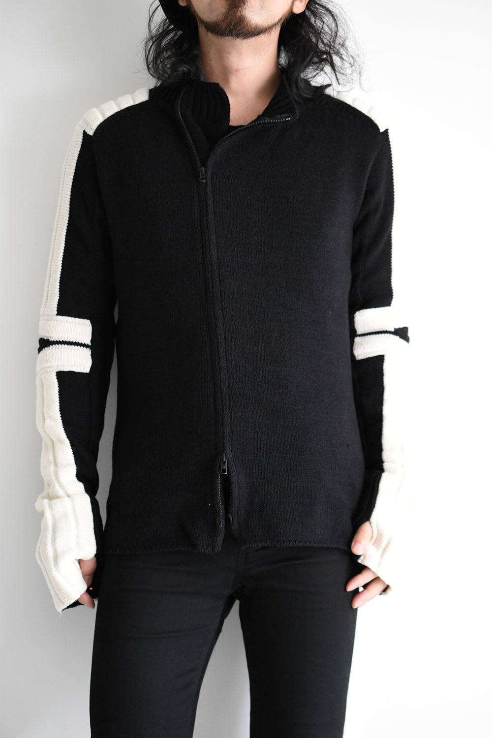 nude:masahiko maruyama - Zip Up CardiganBlack/ジップアップカーディガンブラック | ALTRA