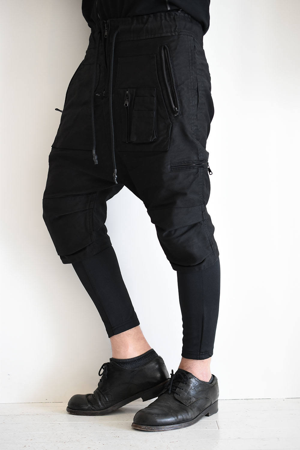 RIPVANWINKLE - LAYERED PARACHUTE PANTS