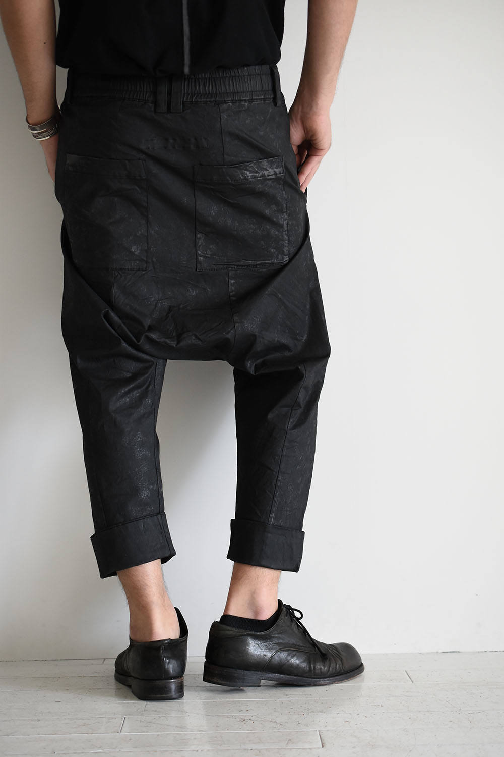 A.F ARTEFACT - Coated Sarouel Cropped Pants / コーティング