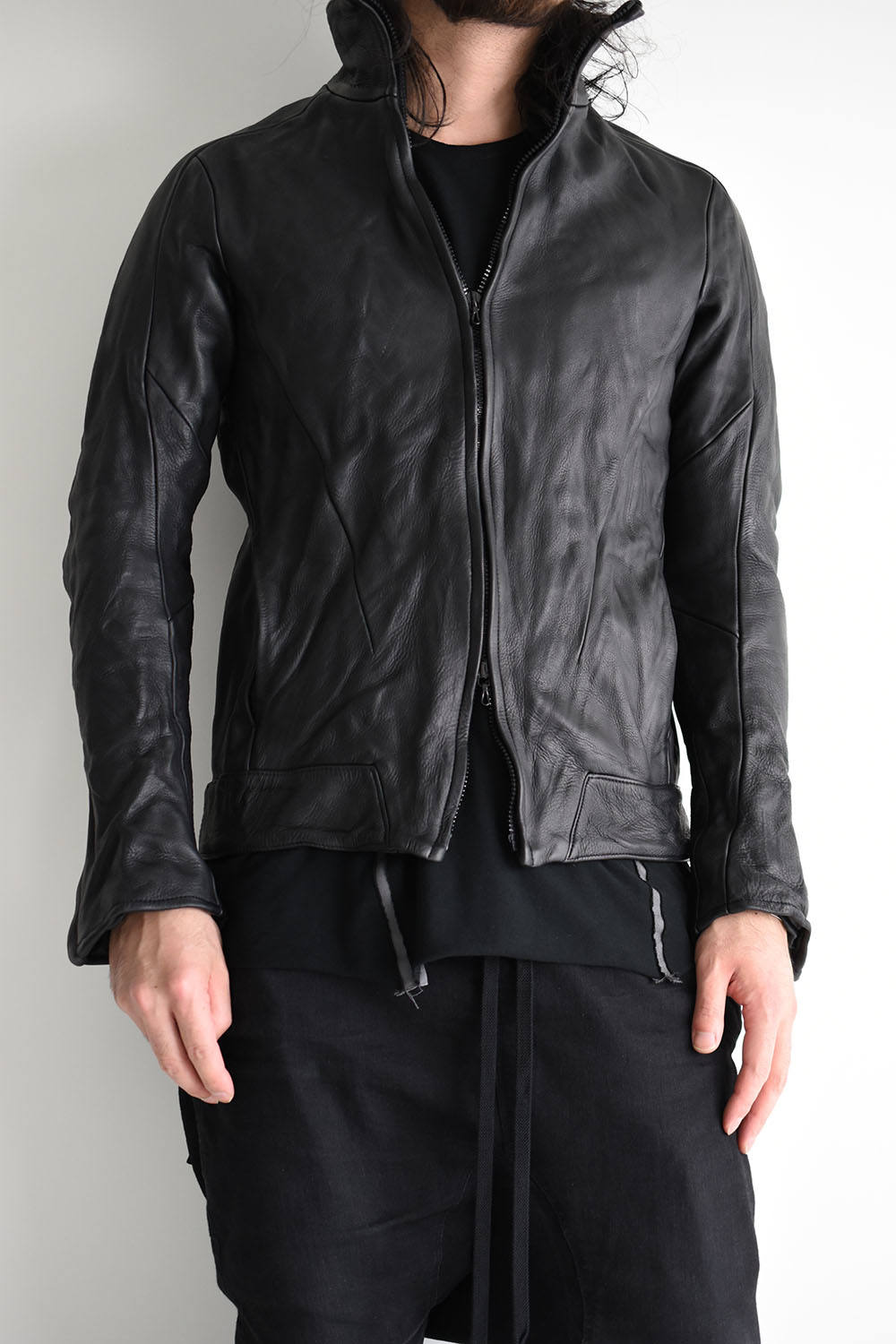 CIVILIZED シヴィライズド レザートラックジャケット 限定色グレーファッション