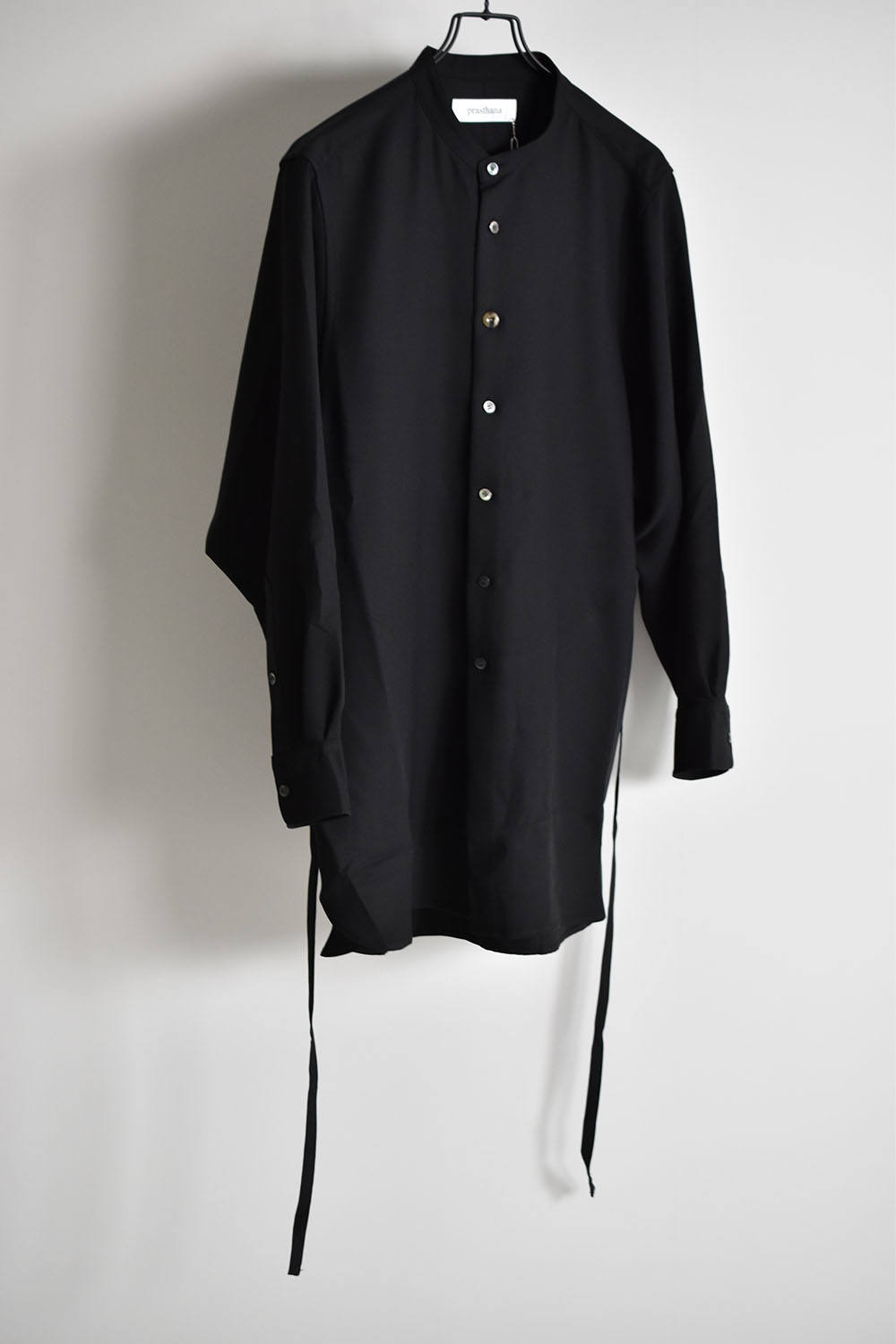 prasthana - 《ラスト1点!!》String Band Collar Shirt 